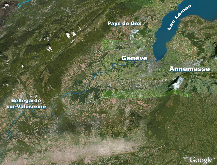 Carte Bassin Genevois